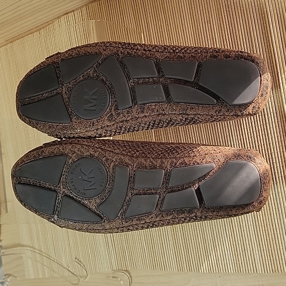 Michael Kors sz7 Leather Snakeskin Texured Ballet Flats - Picture 5 of 8